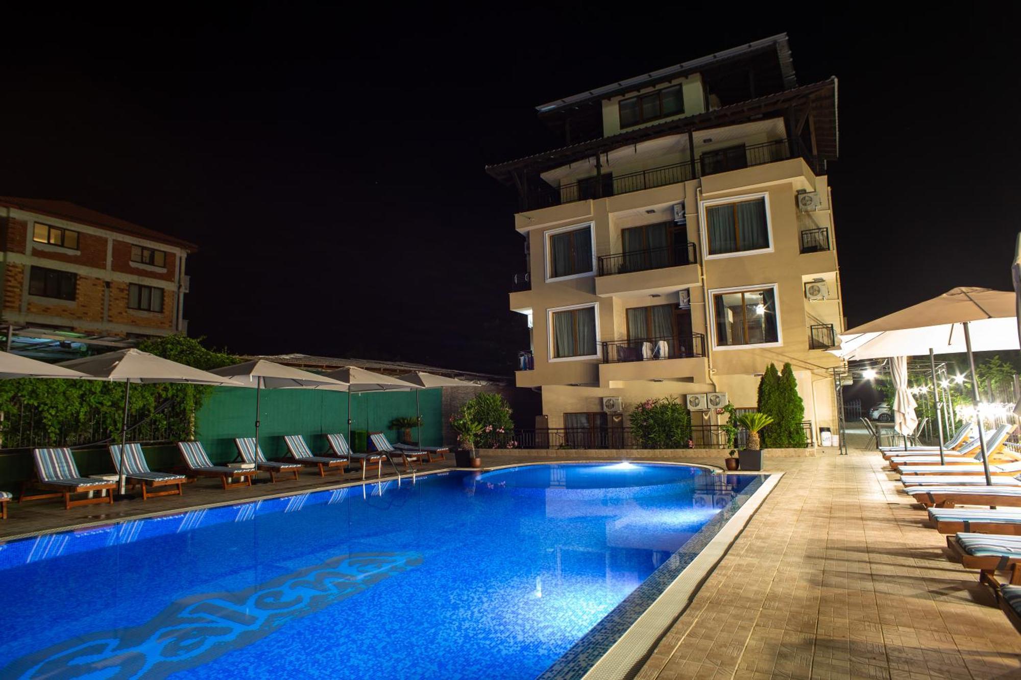 Salena Beach Hotel Primorsko Exterior foto